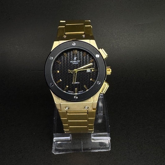 HUBLOT CLASSIC FUSION IN BLACK AND GOLDEN