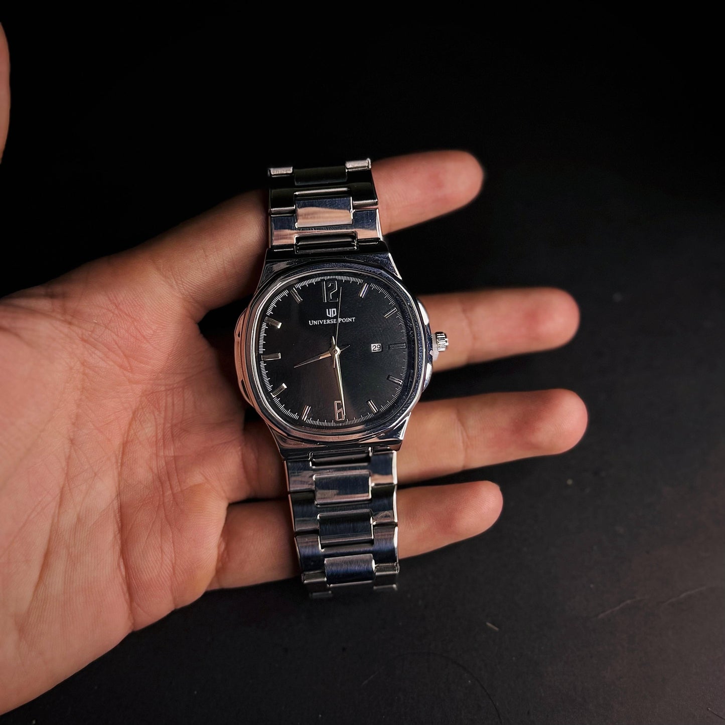 UNIVERSE POINT CLASSIC SILVER WATCH