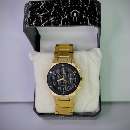 HUBLOT CLASSIC FUSION IN BLACK AND GOLDEN